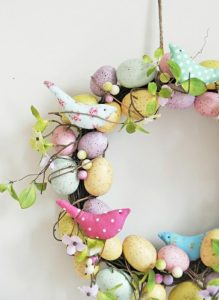 Acitivité Pâques - DIY Couronne Pâques Printanière