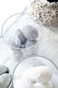 Activité tutoriel - Oeufs habillés de dentelle