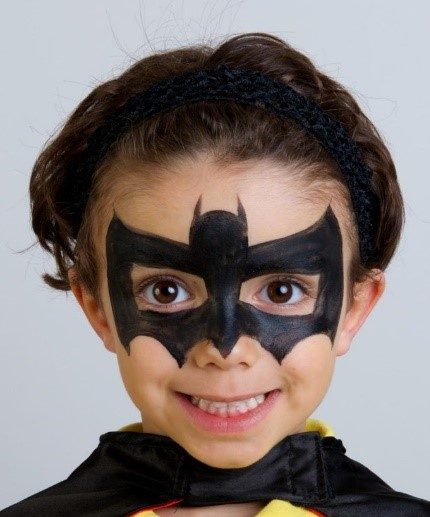 modele maquillage de batman facile pour enfant