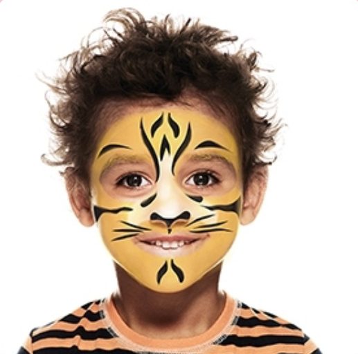 maquillage de tigre modele