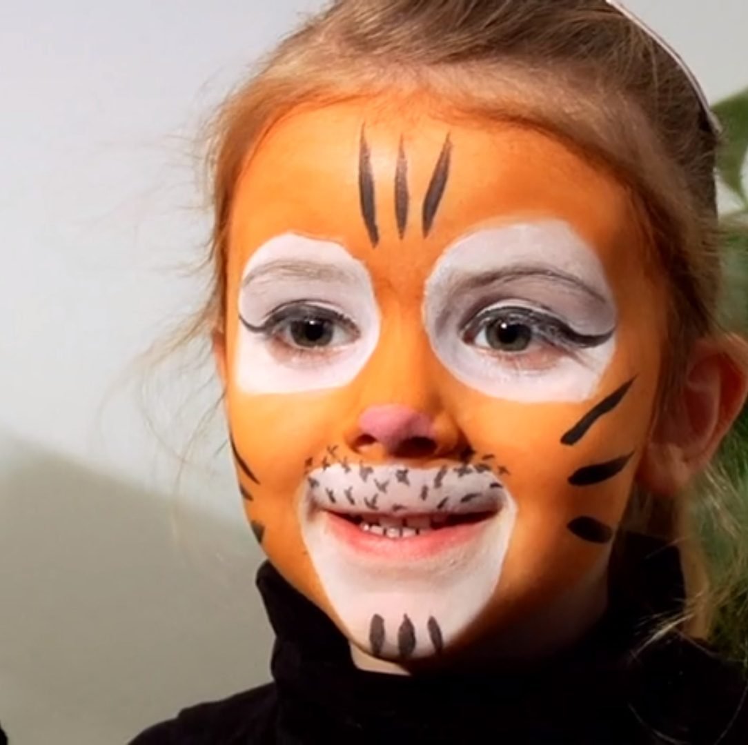 maquillage de tigre facile enfant