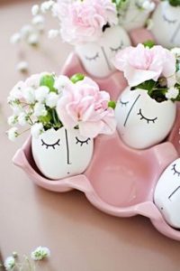 Activité tutoriel - Petits vases en coquilles d'oeuf