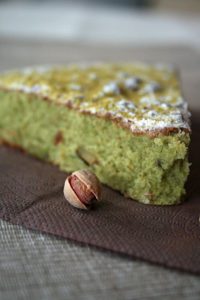 Recettes sucrées sans farine - gâteau sans farine - Gâteau moelleux pistaches et citron