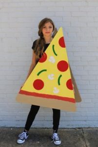 Déguisement pizza rapide facile DIY