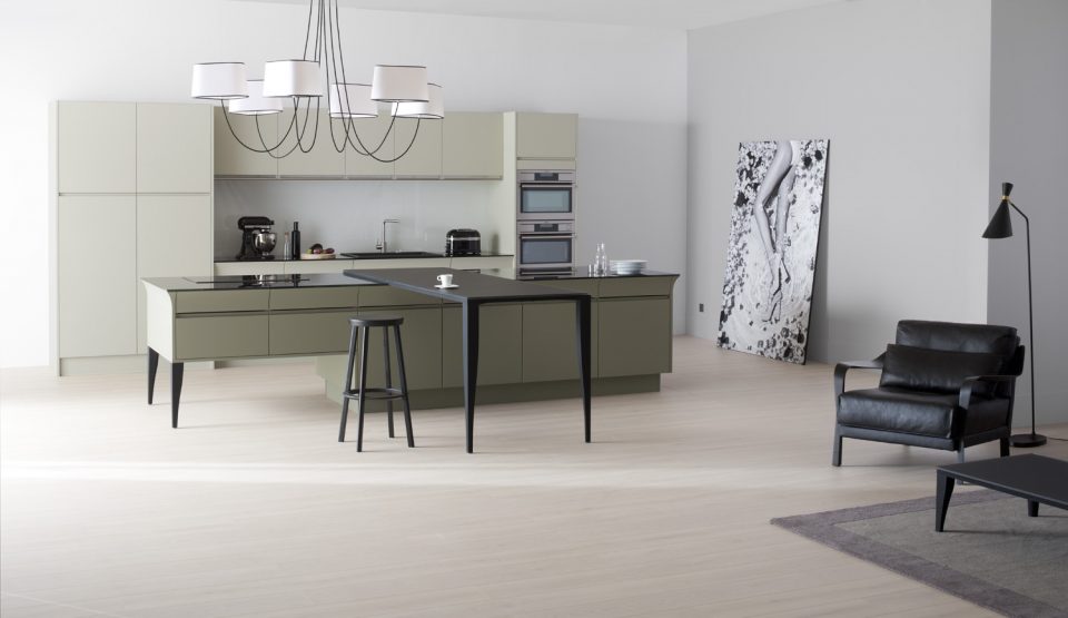 cuisine-vert-moderne-ouverte-design