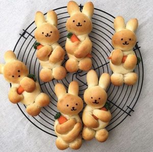 DIY recettes Pâques - Biscuits maison - Lapins briochés