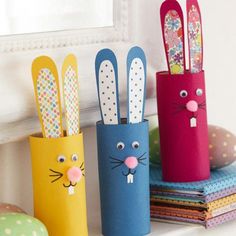 Activité enfants - Lapins en rouleaux de sopalin