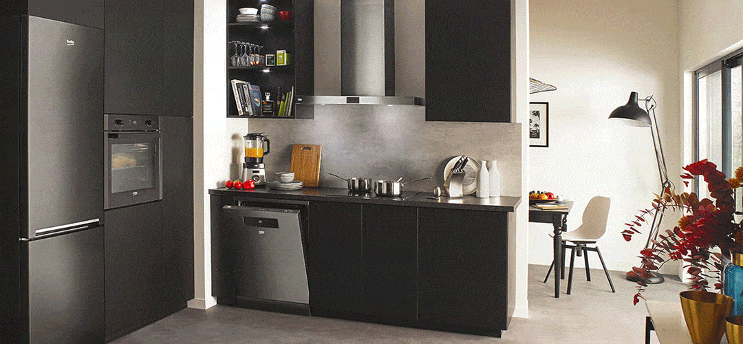 electromenager inox noir