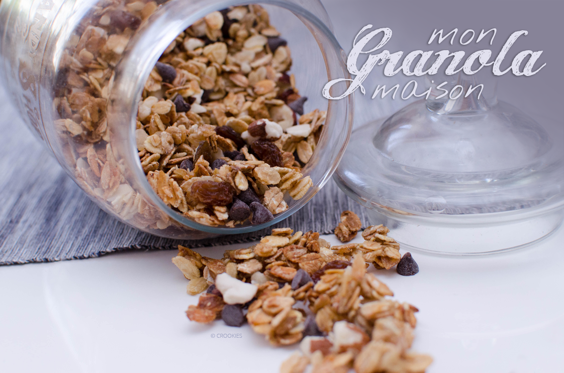 recette granola maison fruits secs chocolat