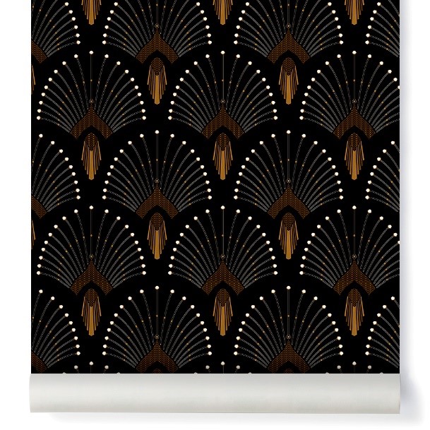 papier peint noir elegant et tendance