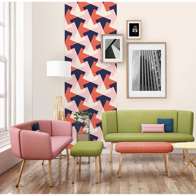 terracotta papier peint moderne tendance et chaleureux