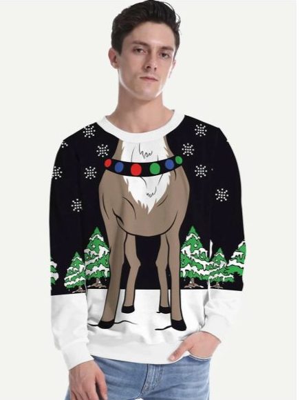 le pull de noel le plus kitsch et moche homme