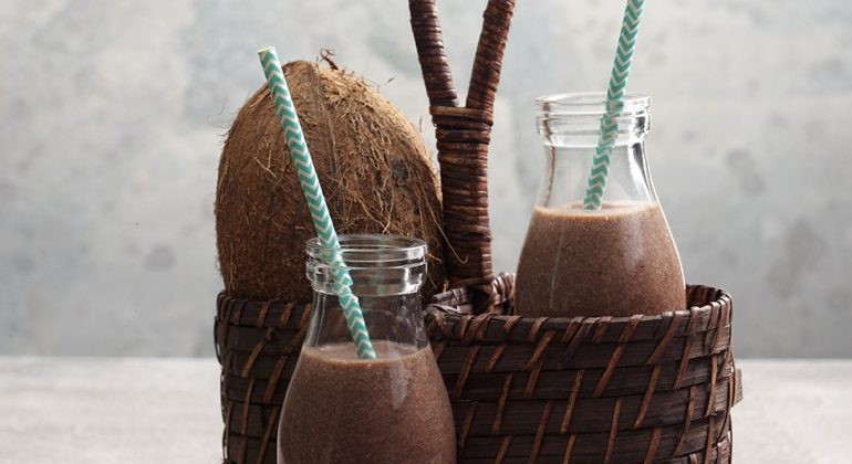 recette milkshake bon et sain blender chocolat