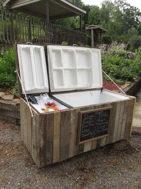 recycler congelateur diy transformation