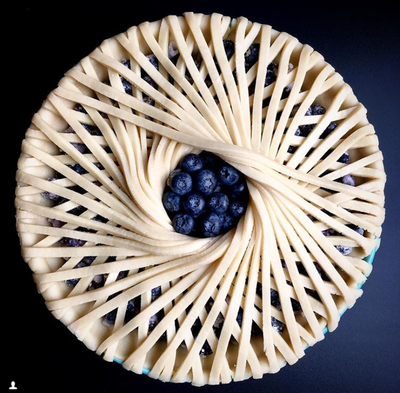 tarte graphique design pate