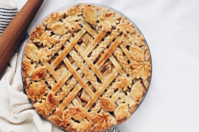 jolis decors tarte tarte graphique croisillons