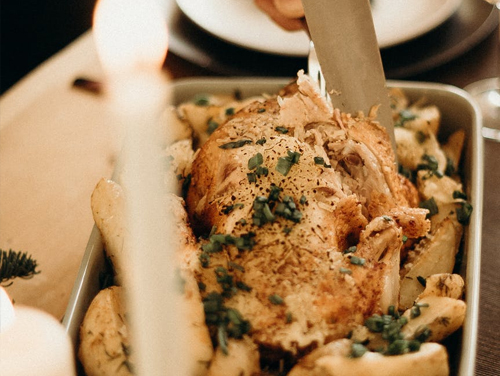 poulet rôti au four recette 