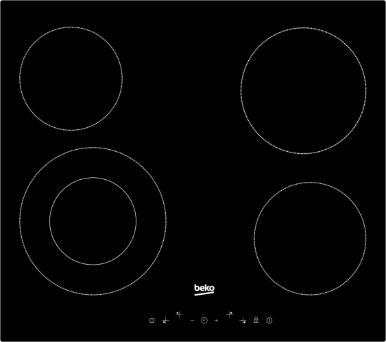  Table de cuisson encastrable HIC64402T Beko