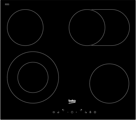  Table de cuisson encastrable HIC64403T Beko