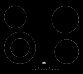  Table de cuisson encastrable HIC64402T Beko