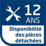  Pièces détachées disponibles 12 ans