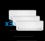  Climatiseur fixe multi-split Compatible avec 3 unités intérieures