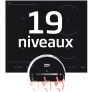 Table de cuisson encastrable 19 niveaux de puissance Table de cuisson encastrable 19 niveaux de puissance