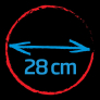 Plaque induction Zone de 28 cm Plaque induction Zone de 28 cm