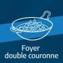  Table de cuisson encastrable Foyer double couronne 5 kW