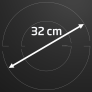  Plaque induction Zone extensible 32 cm