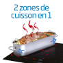  Plaque induction Zone modulaire (Fonction Flexi)