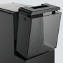 Machine Expresso avec broyeur Réservoir d'eau transparent, amovible et accessible Machine Expresso avec broyeur Réservoir d'eau transparent, amovible et accessible