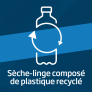  Sèche-linge pompe à chaleur Sèche-linge composé de plastique recyclé