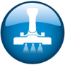 Aspirateur balai 2-en-1 Brosse à éclairage LED Aspirateur balai 2-en-1 Brosse à éclairage LED