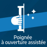  Congélateur Poignée à ouverture assistée