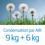 Lavante-séchante Condensation par air 9+6kg Lavante-séchante Condensation par air 9+6kg