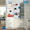  Réfrigérateur congélateur encastrable BCNA254E43SN Beko