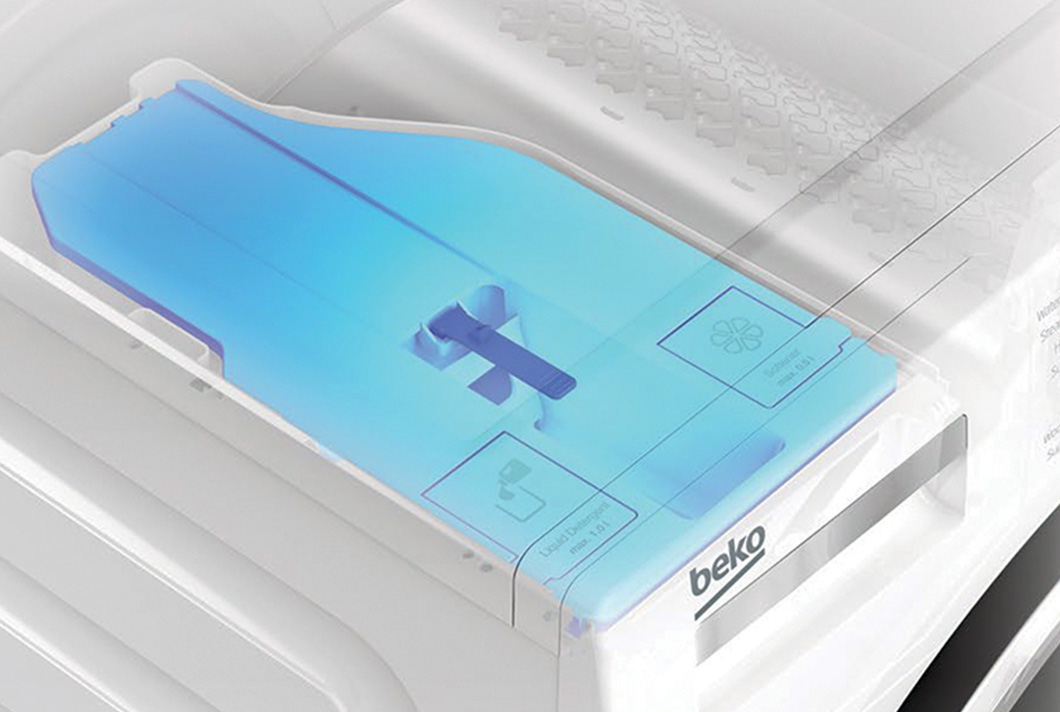 Le bac automatique du système Autodose Comment fonctionne le système de dosage automatique de la lessive - Autodose | Beko