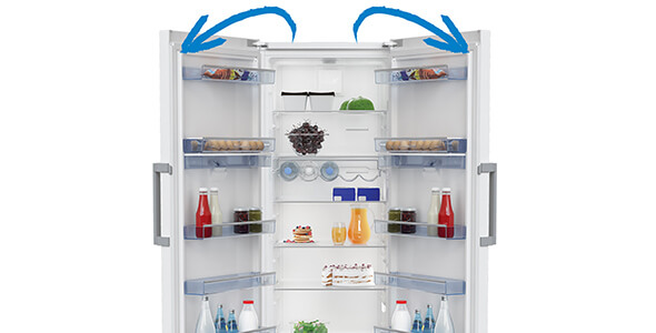 frigo porte reversible