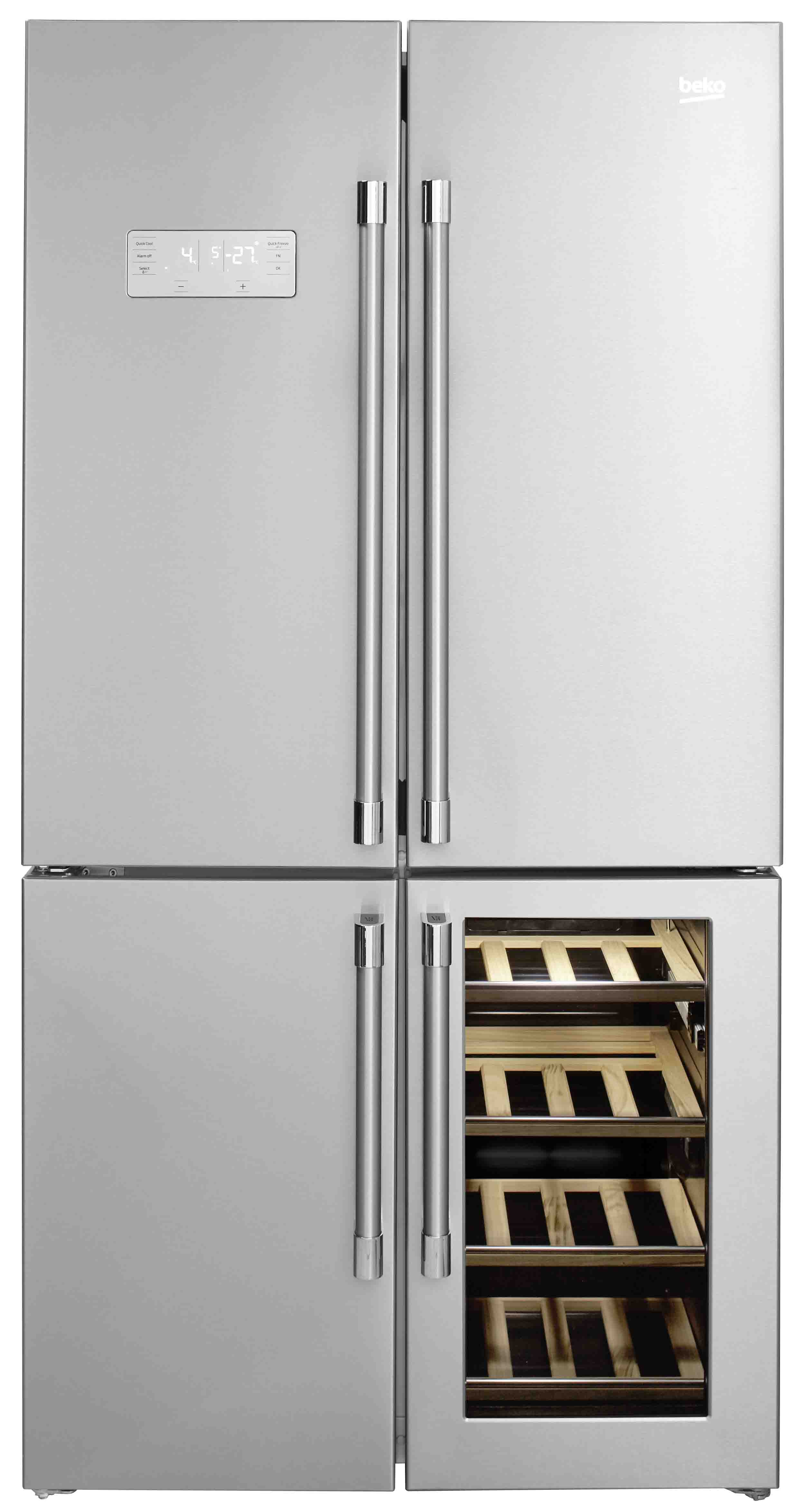 Beko CXFD5104S CXFD5104W CXFD825S Réfrigérateur Congélateur tiroir Couverture T Bleu 180 mm 