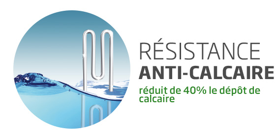 La résistance anti-calcaire des Lave-linge Autodose réduite en nickel Garantie 10 ans
